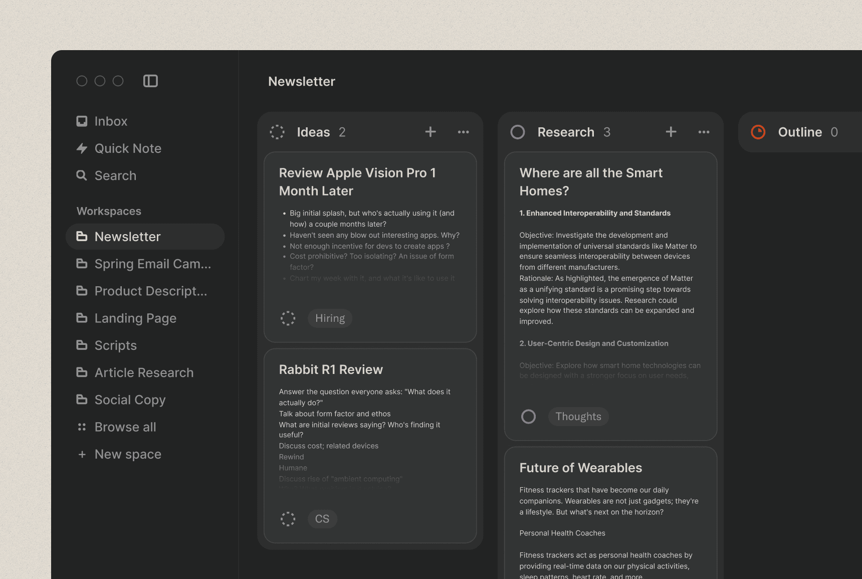 Distraction-Free Creativity With AI Writing Workspace Strut